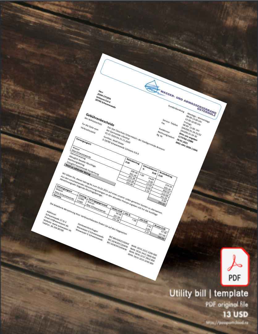 Utility bill | Albanian Power | Albania